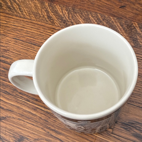 VTG Taylor & Ng Black White 1978 Happy Elephants Pumpkin Coffee Mug Tea Cup RARE - Picture 2 of 6